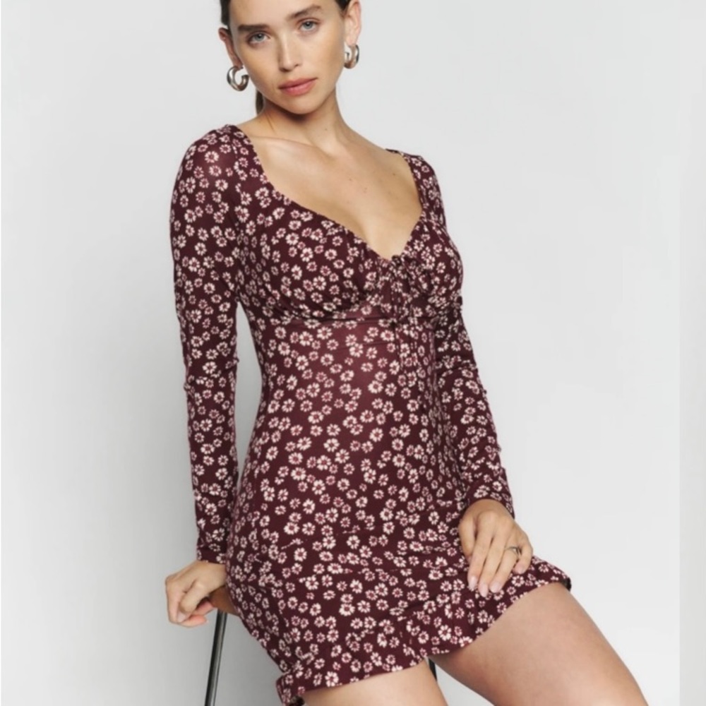 Reformation Angeline Knit Dress